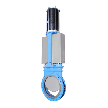 Uni-directional NFPA full flange knife gate valve for coal burner isolation
